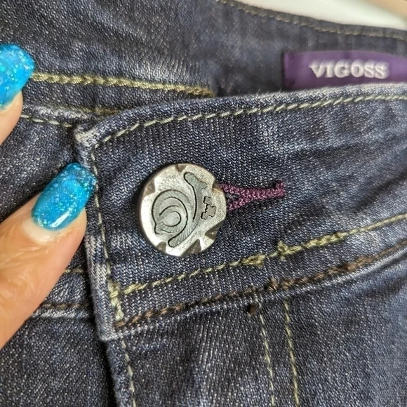 Vigoss Dark Denim Boot Cut Jeans - Picture 8 of 13